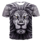 3D Lions (various styles) Printed T-Shirt