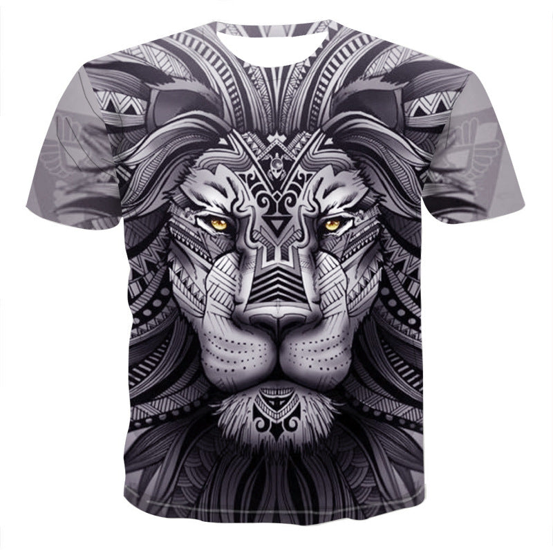 3D Lions (various styles) Printed T-Shirt