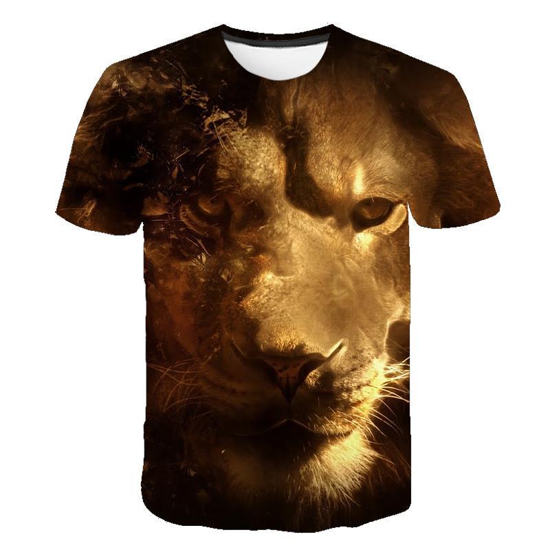 3D Lions (various styles) Printed T-Shirt