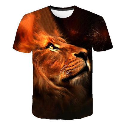 3D Lions (various styles) Printed T-Shirt