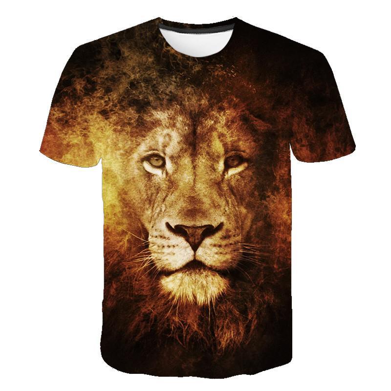 3D Lions (various styles) Printed T-Shirt