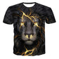 3D Lions (various styles) Printed T-Shirt