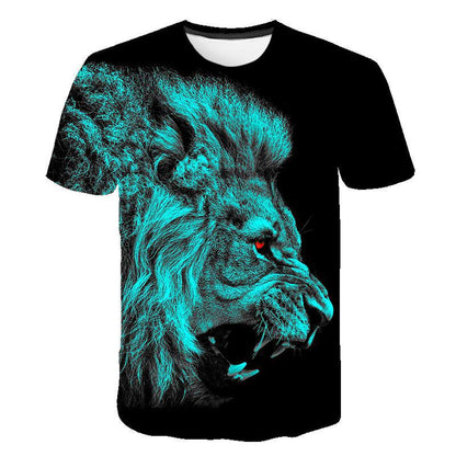 3D Lions (various styles) Printed T-Shirt