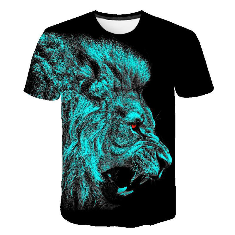 3D Lions (various styles) Printed T-Shirt