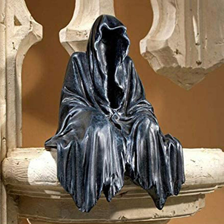 Grim Reaper Gothic Sitting Statue