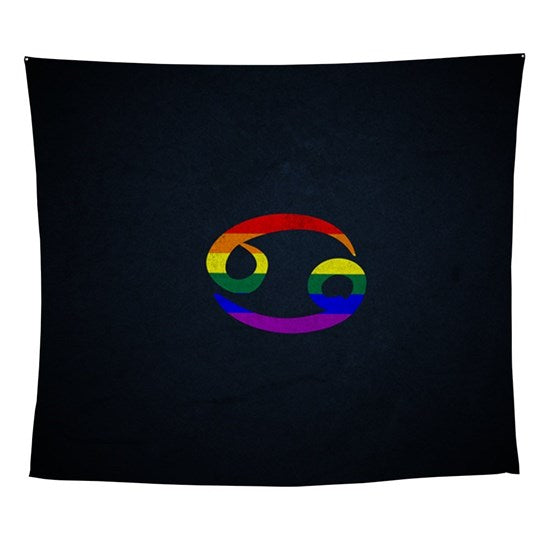 Zodiac Rainbow Tapestry Wall Hanging