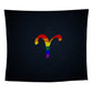 Zodiac Rainbow Tapestry Wall Hanging