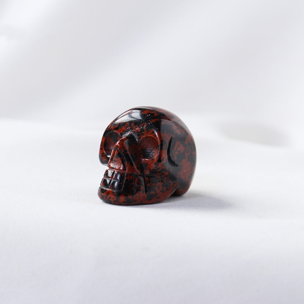 Miniature Carved Crystal Skull Gemstone