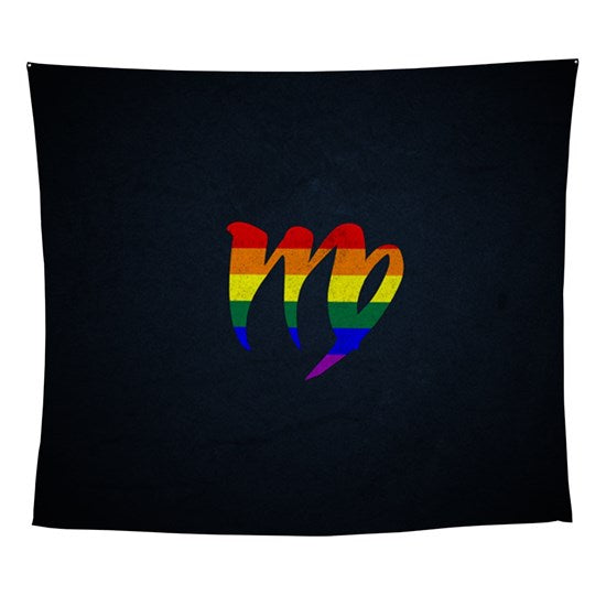 Zodiac Rainbow Tapestry Wall Hanging