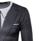 3D Suit Uniform Print Long Sleeve T-shirt
