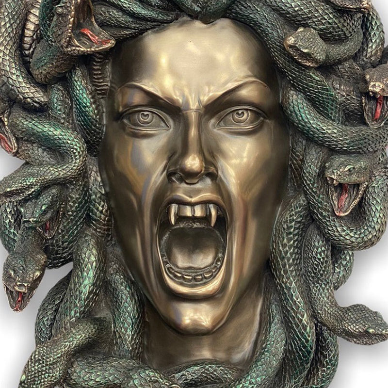 Medusa Wall Statue