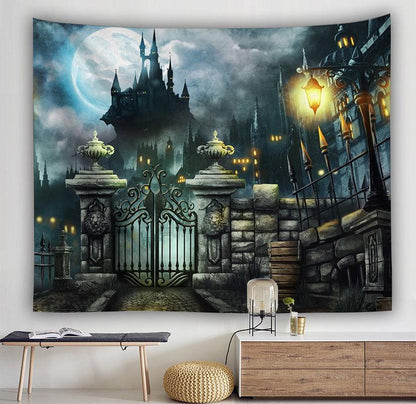 Arcane City Tapestry Wall Hanging