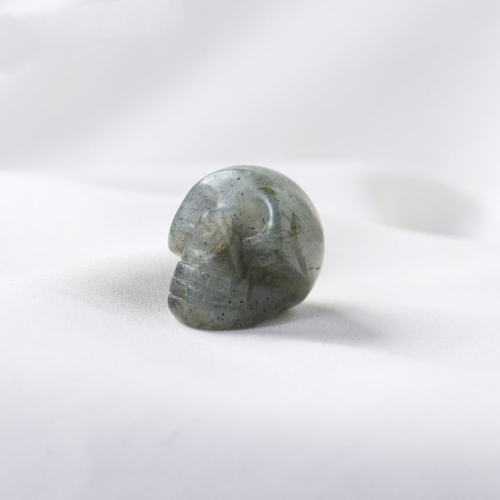 Miniature Carved Crystal Skull Gemstone