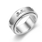 The Stars And The Moon Titanium Rotation Ring
