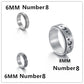 The Stars And The Moon Titanium Rotation Ring