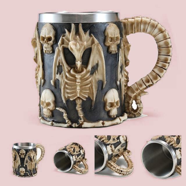 Gothic Skull Mug