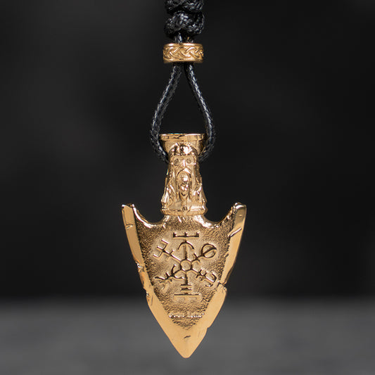 Vintage Nordic Arrowhead Titanium Necklace
