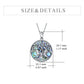 Triple Moon Goddess Sterling Silver and Abalone Shell Pentagram Pendant