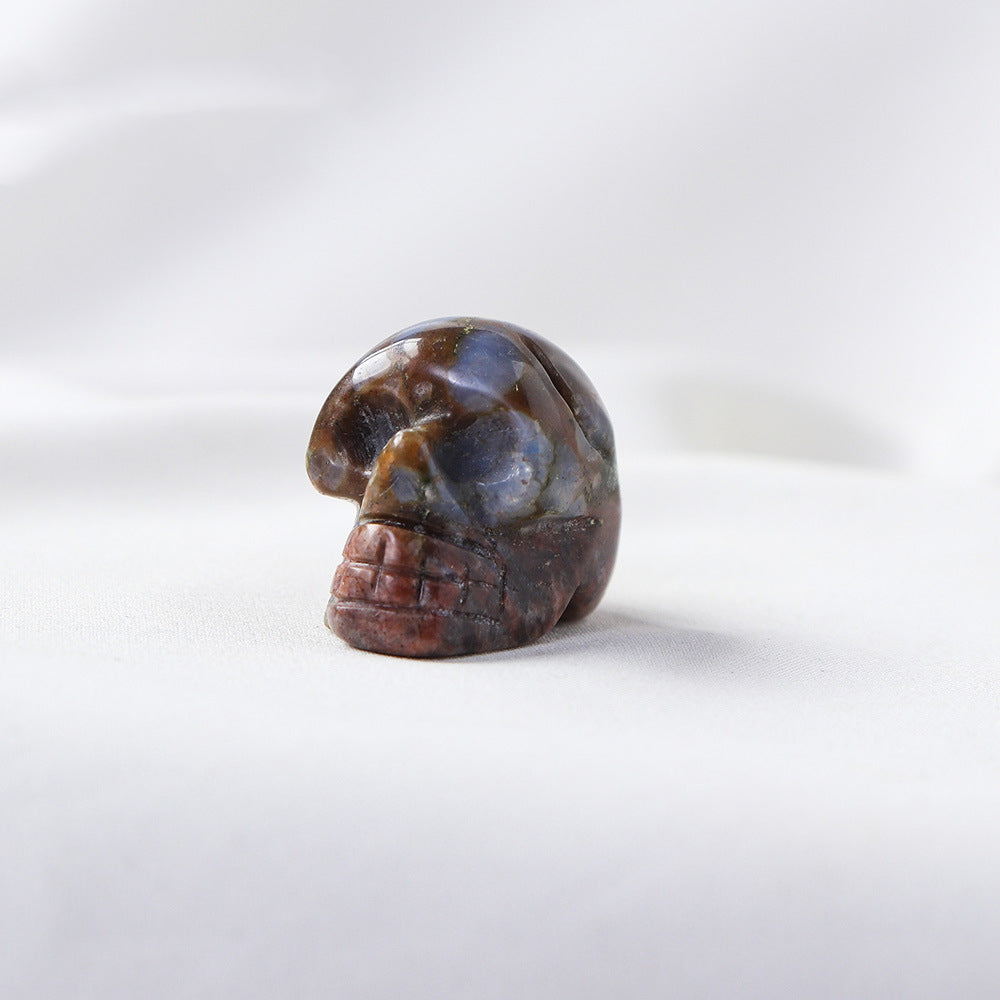 Miniature Carved Crystal Skull Gemstone