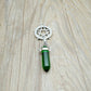 Pentagram Gemstone Crystal Pendant Necklace