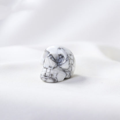 Miniature Carved Crystal Skull Gemstone