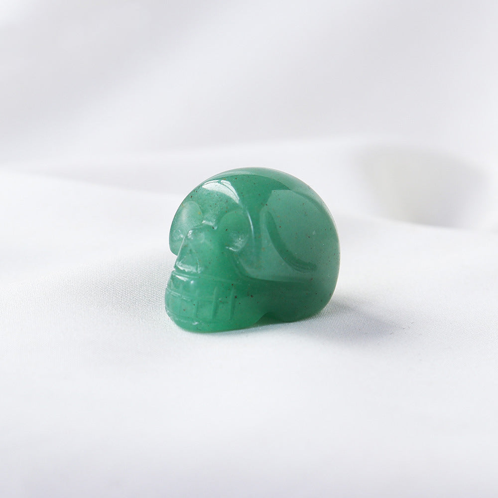 Miniature Carved Crystal Skull Gemstone