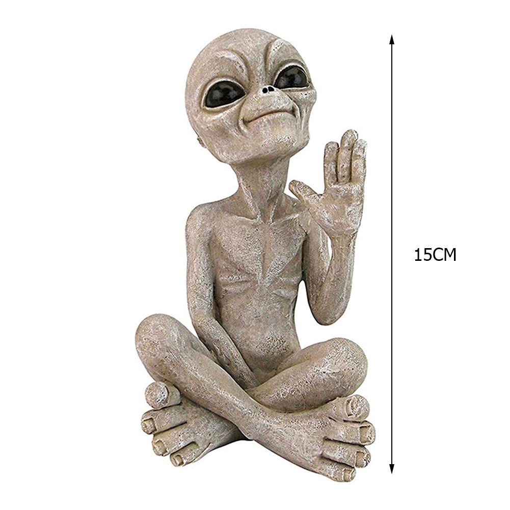 Alien Ornamental Garden Sculpture Statue