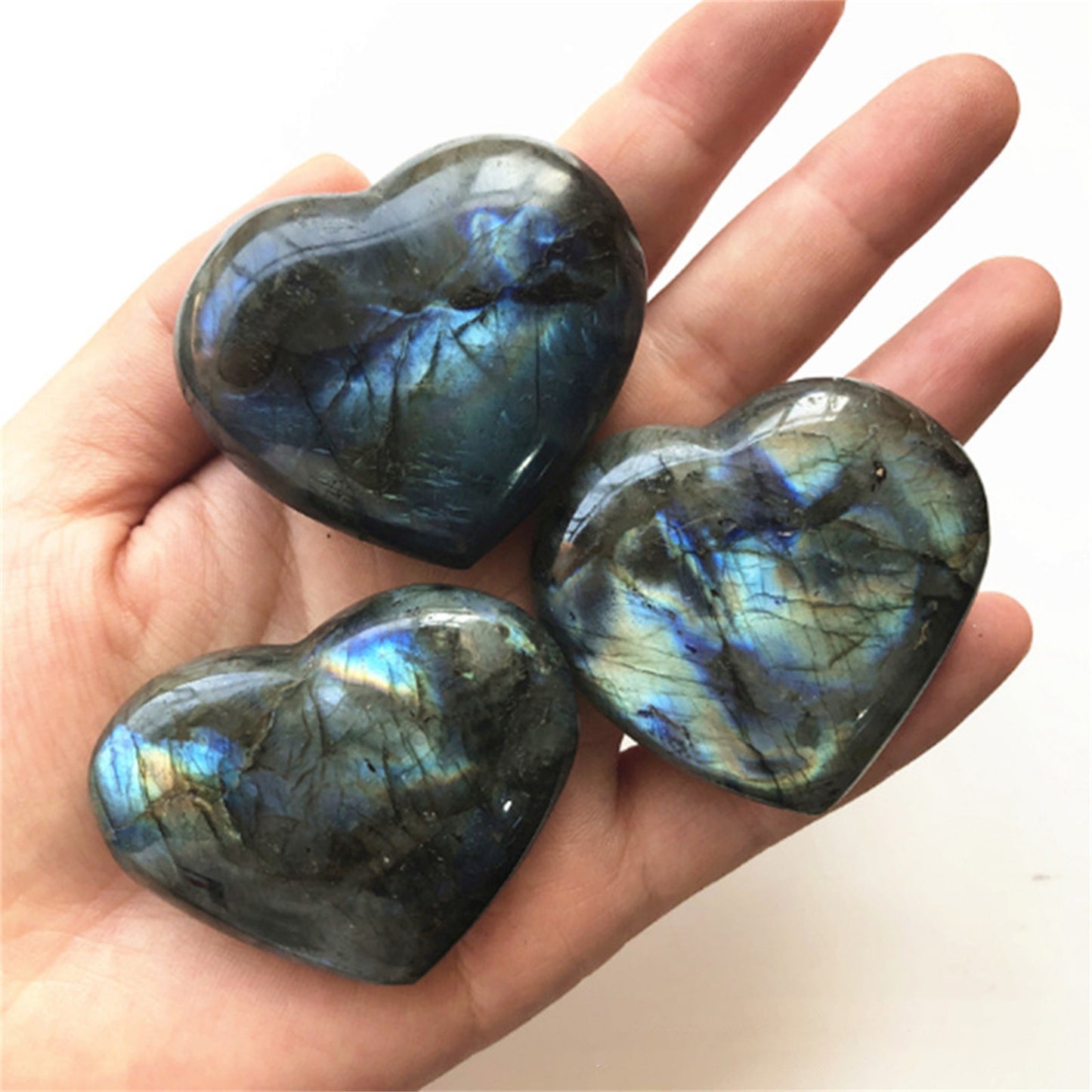 Labradorite Healing Palm Stone