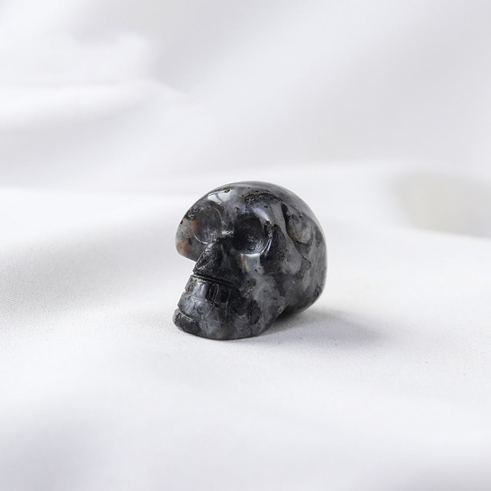 Miniature Carved Crystal Skull Gemstone