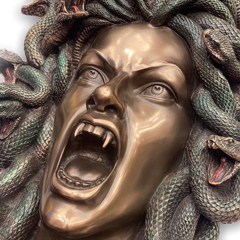 Medusa Wall Statue