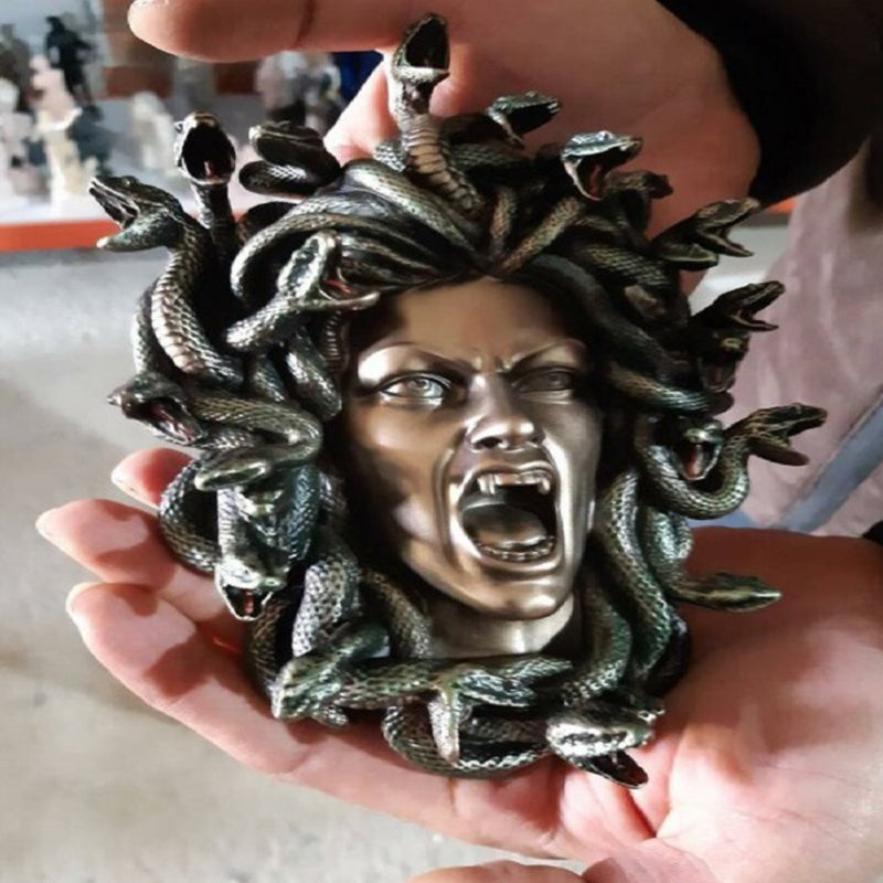 Medusa Wall Statue